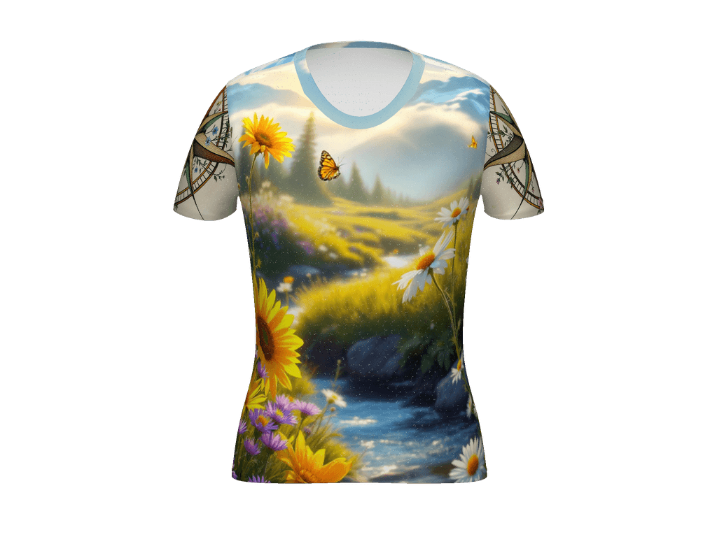All-Over Print Women's Athletic T-Shirt