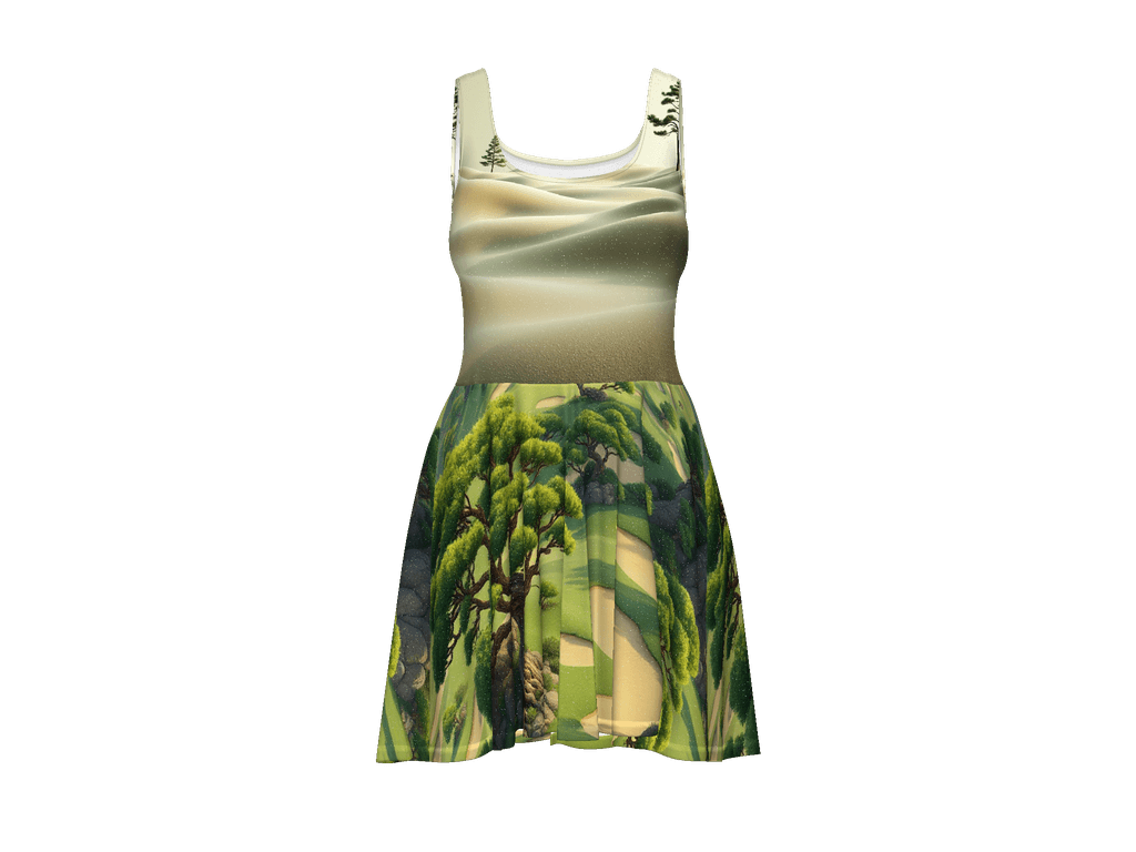 All-Over Print Skater Dress