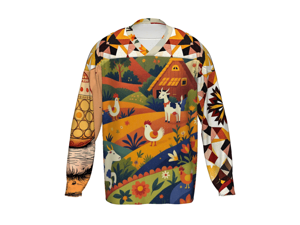 All-Over Print Recycled Hockey Fan Jersey