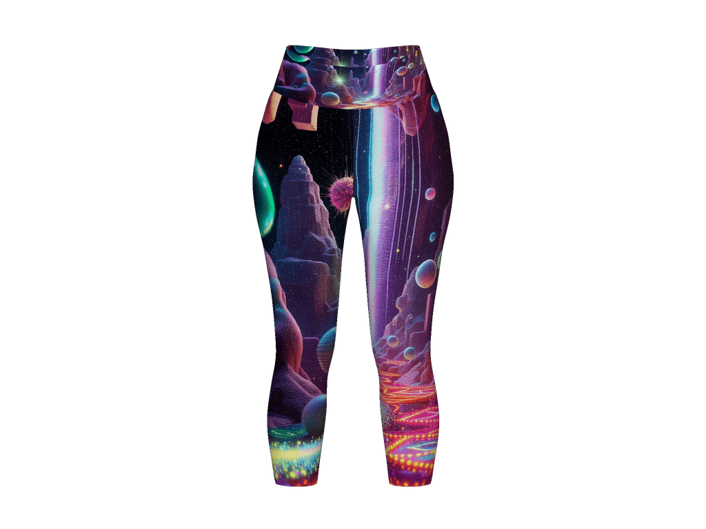 All-Over Print Yoga Capri Leggings