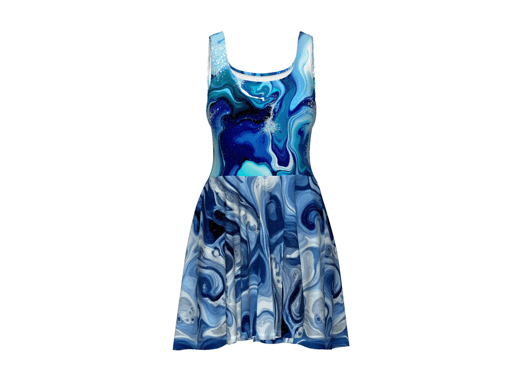 All-Over Print Skater Dress