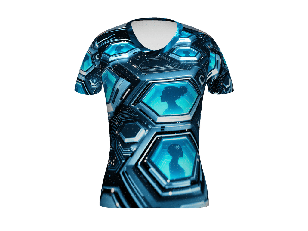 All-Over Print Women's Athletic T-Shirt