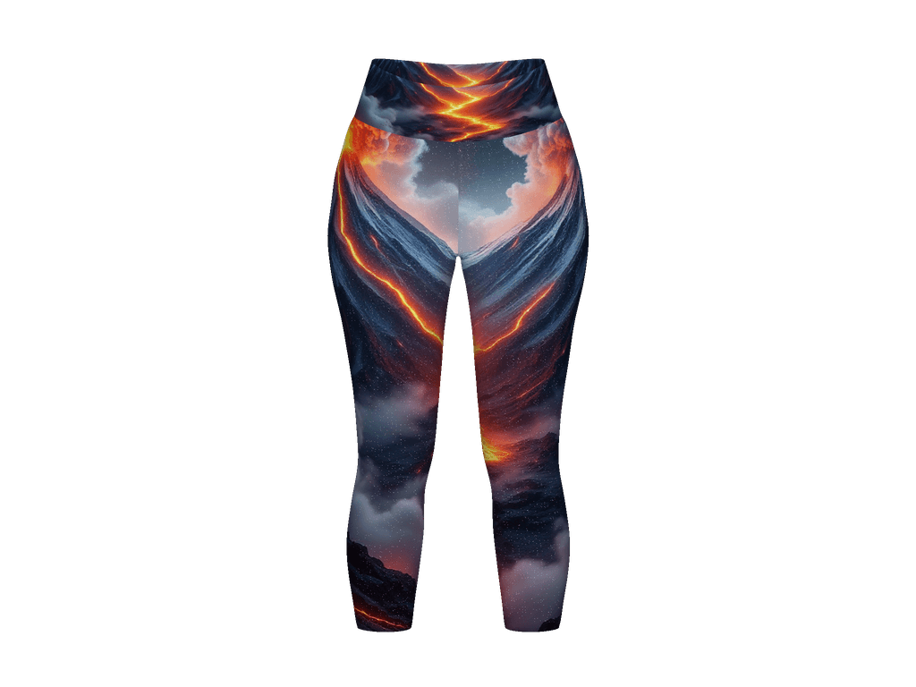 All-Over Print Yoga Capri Leggings