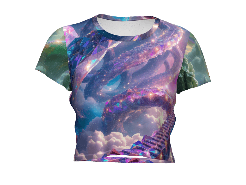 All-Over Print Crop Tee