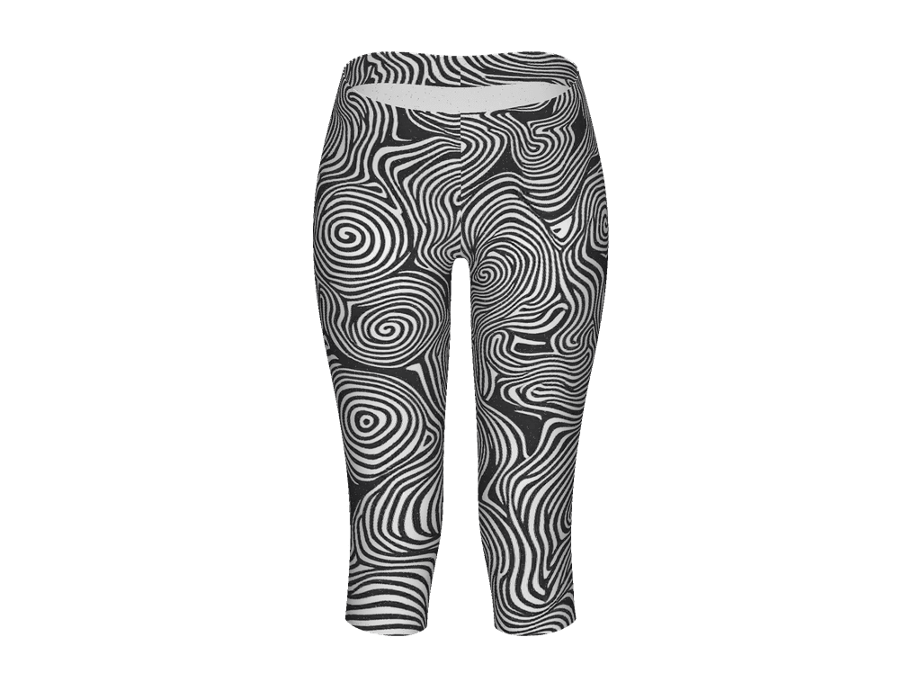 All-Over Print Capri Leggings