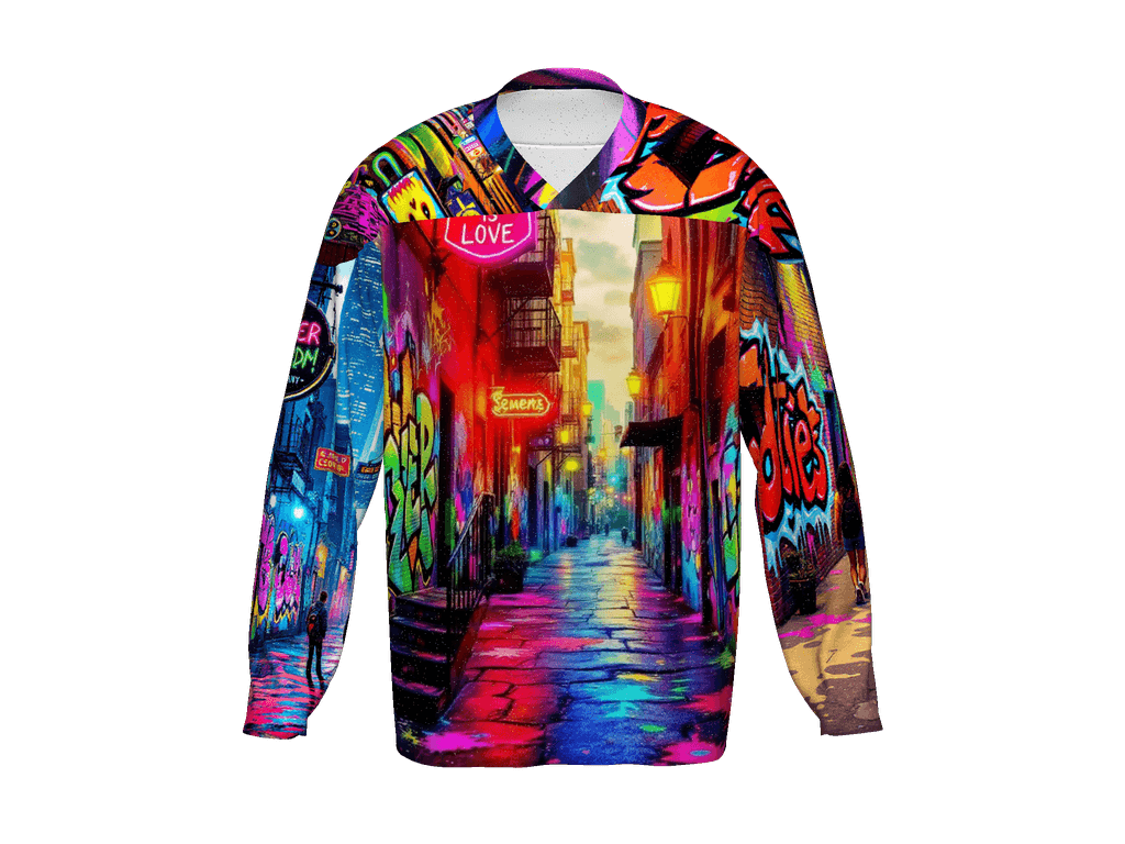 All-Over Print Recycled Hockey Fan Jersey