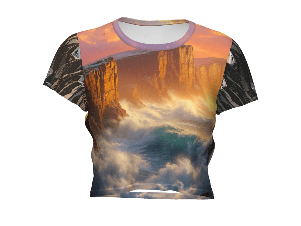 All-Over Print Crop Tee