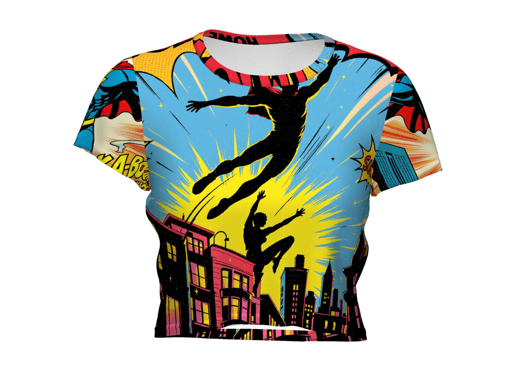 All-Over Print Crop Tee