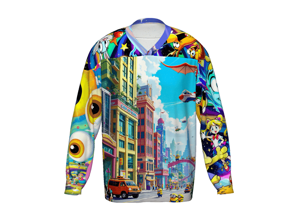 All-Over Print Recycled Hockey Fan Jersey