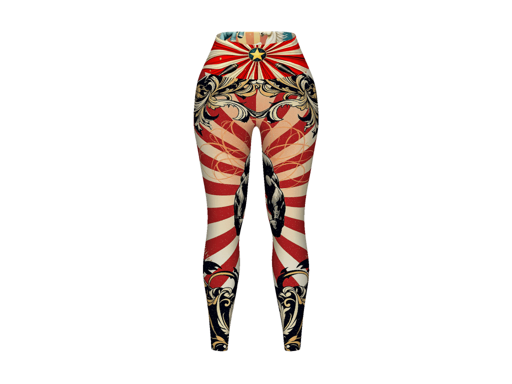 All-Over Print Yoga Leggings