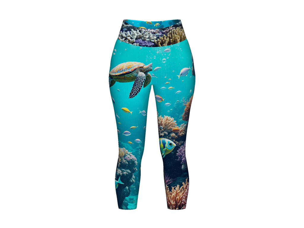 All-Over Print Yoga Capri Leggings