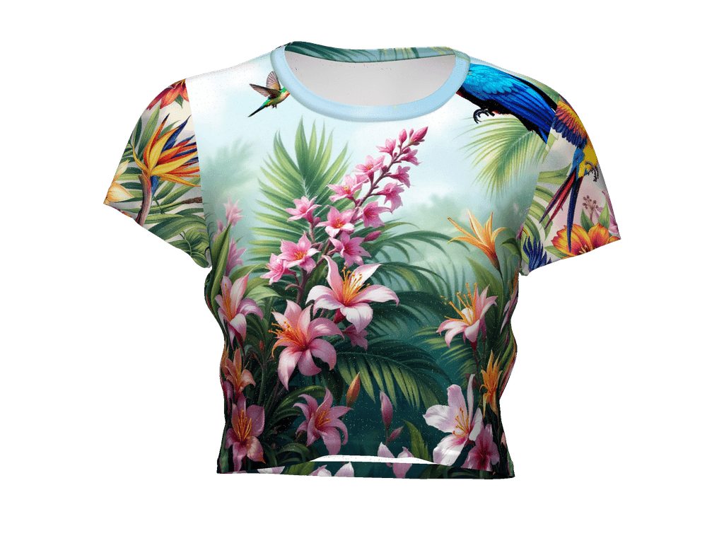 All-Over Print Crop Tee