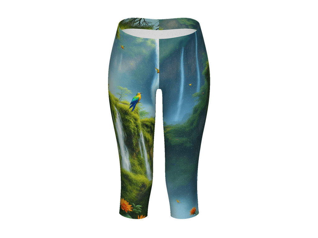 All-Over Print Capri Leggings