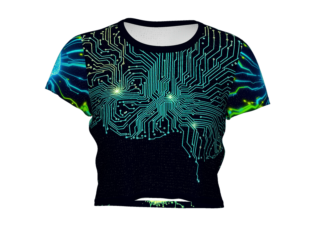 All-Over Print Crop Tee