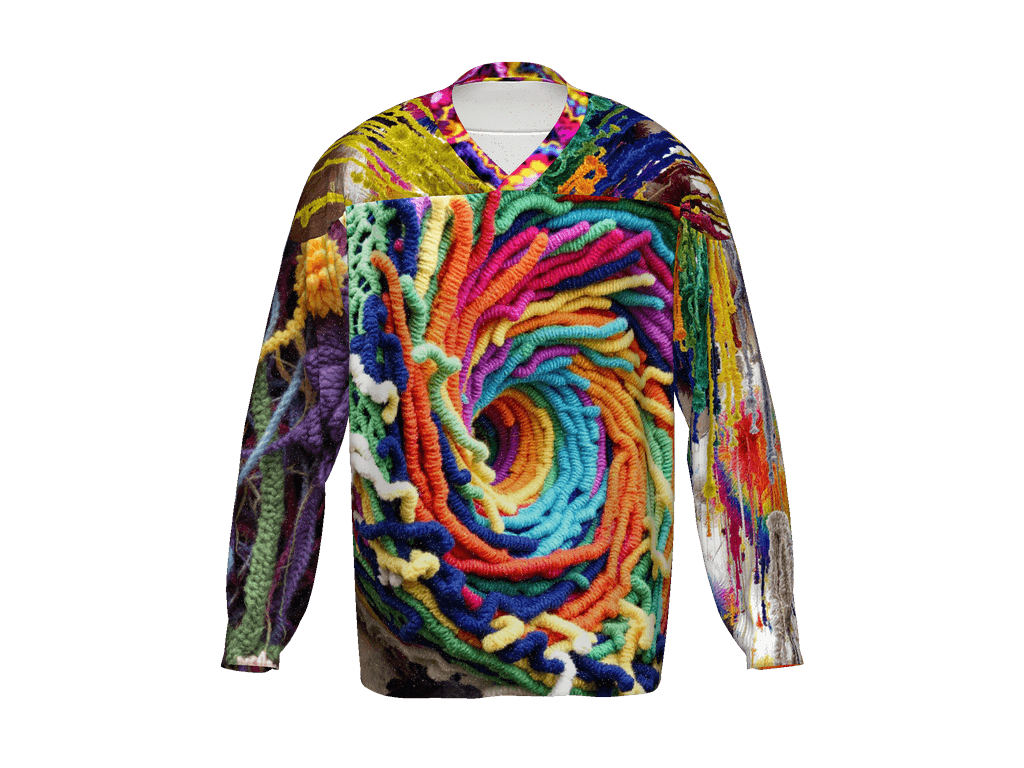 All-Over Print Recycled Hockey Fan Jersey