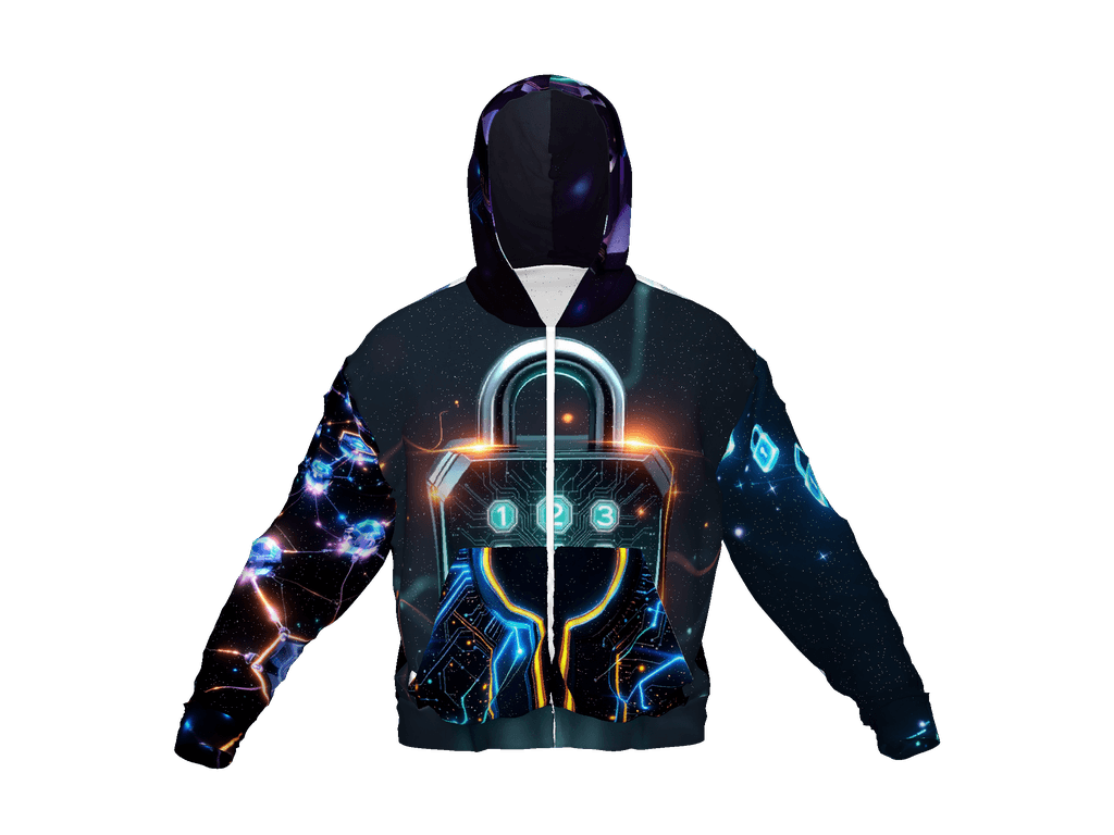 All-Over Print Recycled Unisex Zip Hoodie