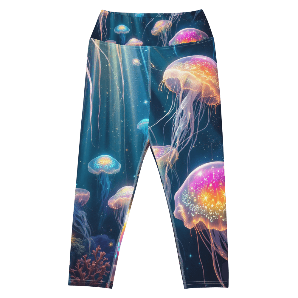 All-Over Print Yoga Capri Leggings