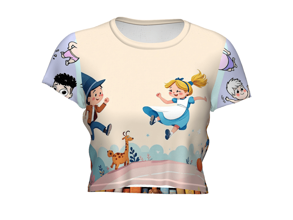 All-Over Print Crop Tee