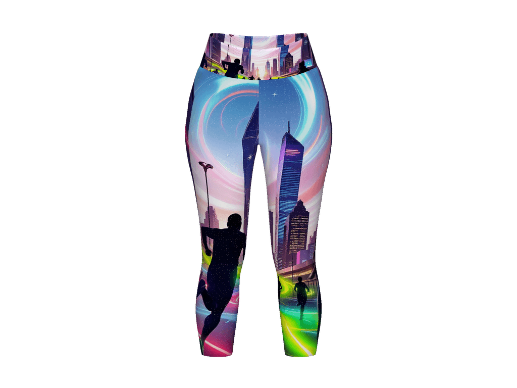 All-Over Print Yoga Capri Leggings