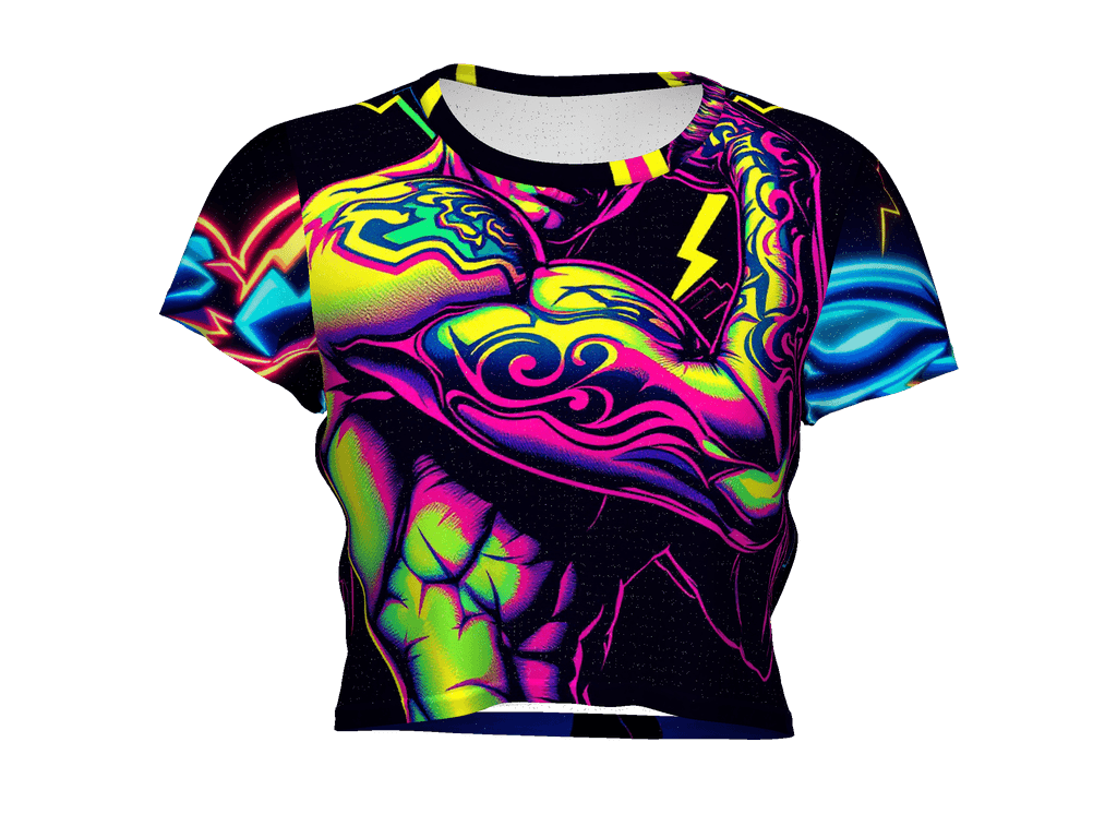 All-Over Print Crop Tee