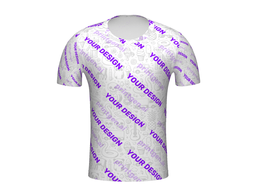 All-Over Print Men's Crew Neck T-Shirt