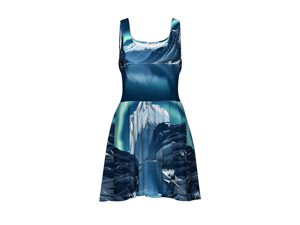 All-Over Print Skater Dress