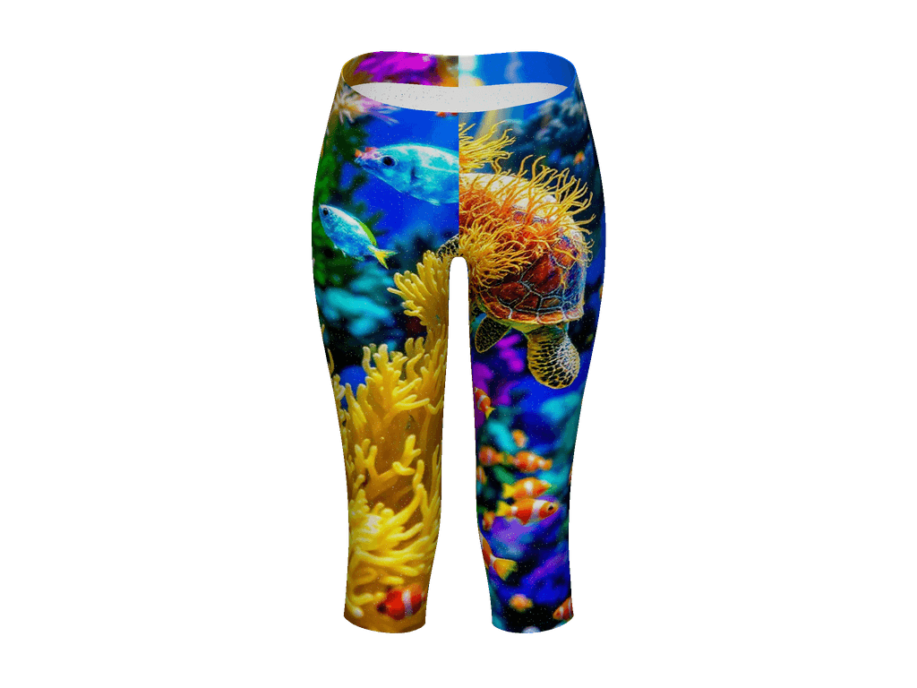 All-Over Print Capri Leggings