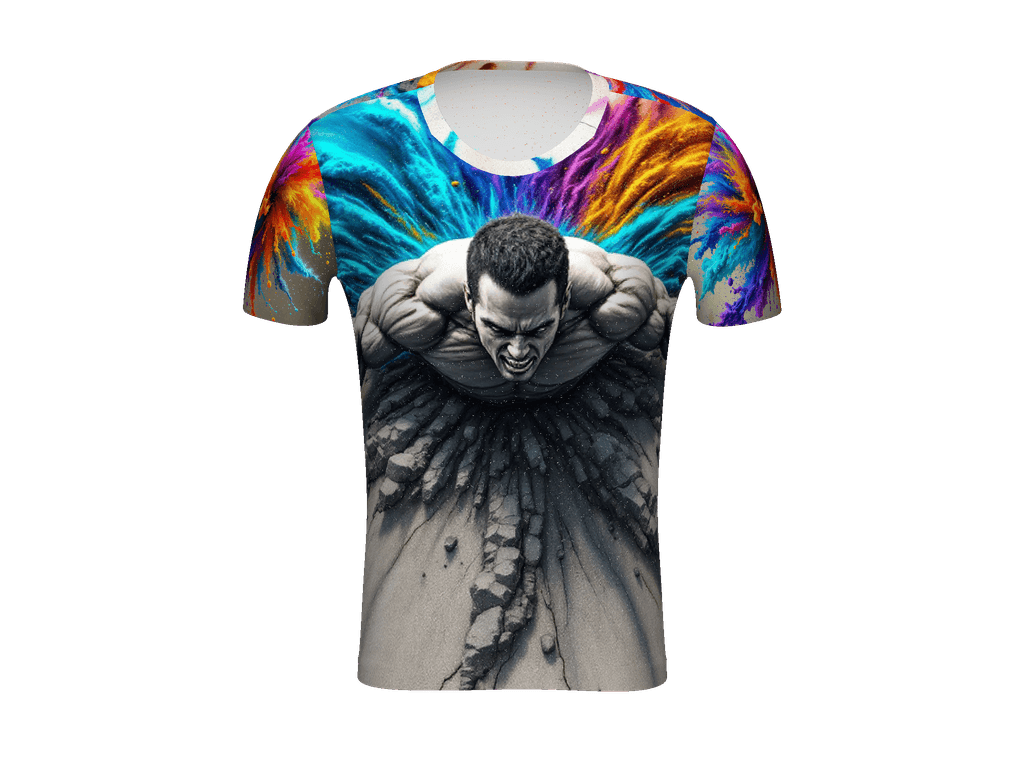 All-Over Print Men's Athletic T-Shirt
