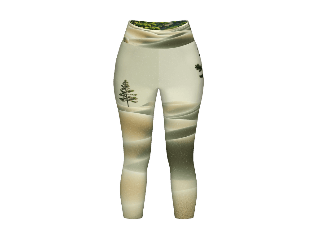 All-Over Print Yoga Capri Leggings