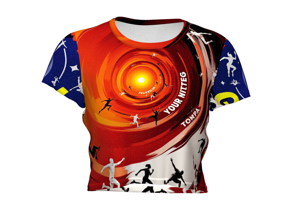 All-Over Print Crop Tee