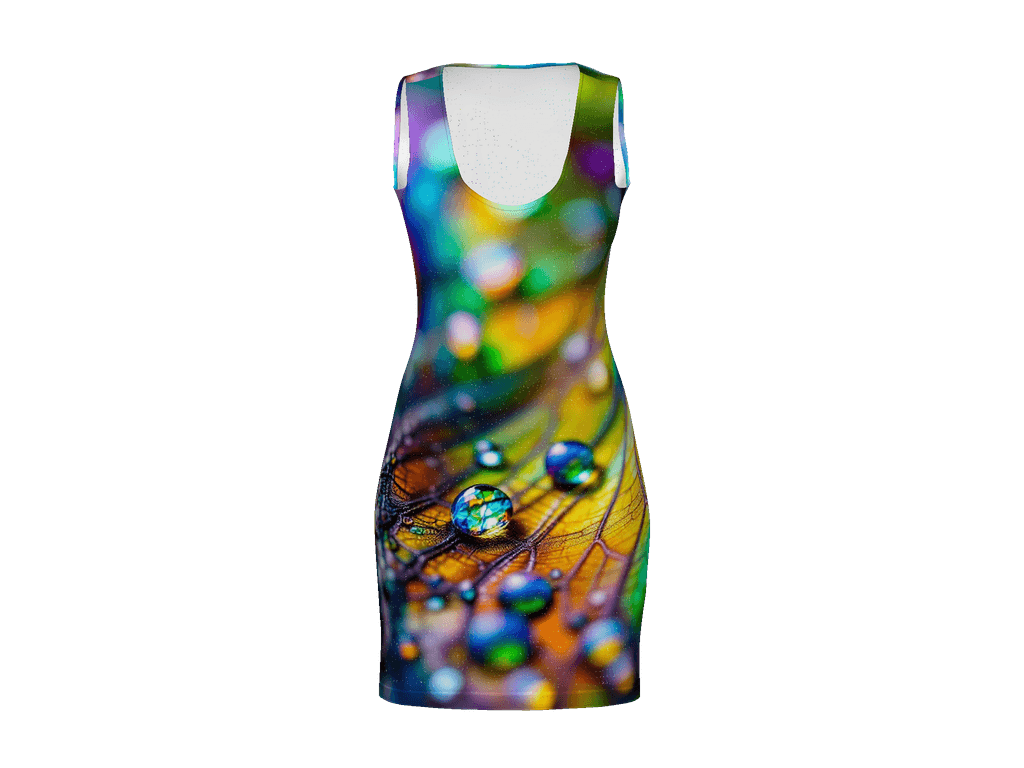 All-Over Print Bodycon Dress