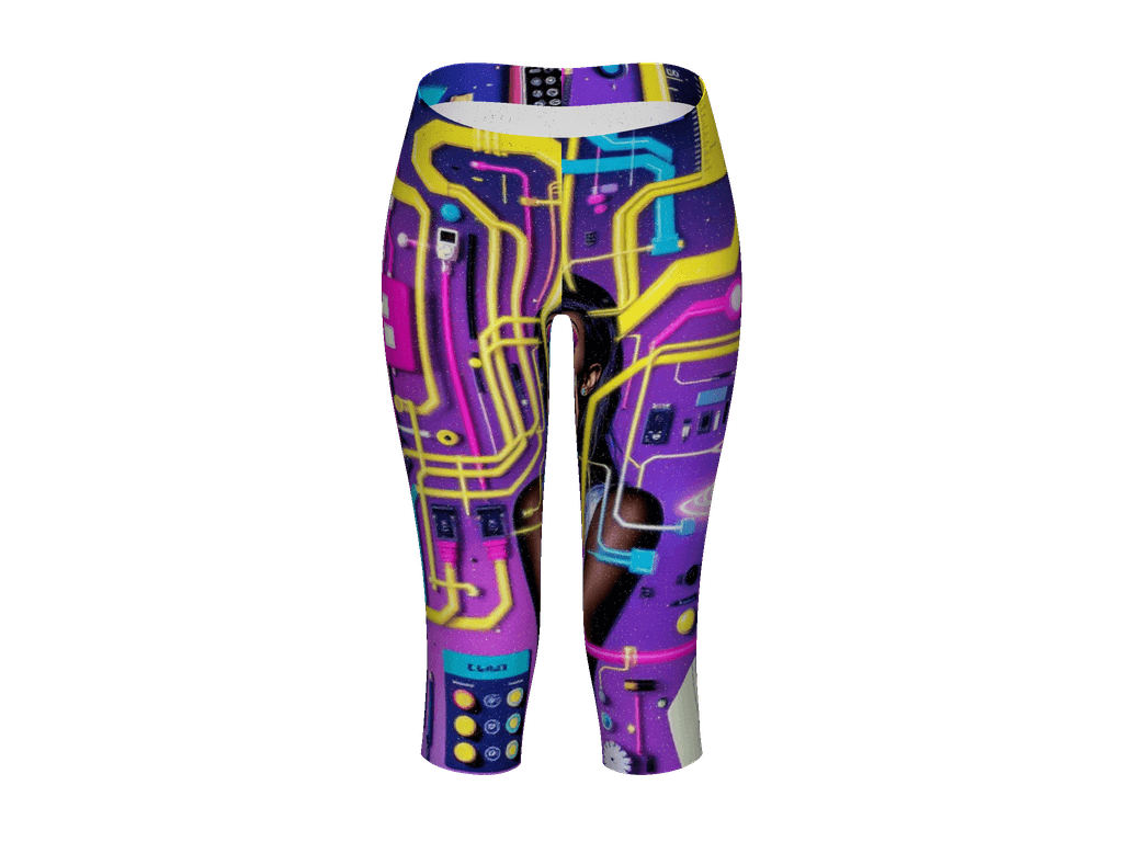 All-Over Print Capri Leggings