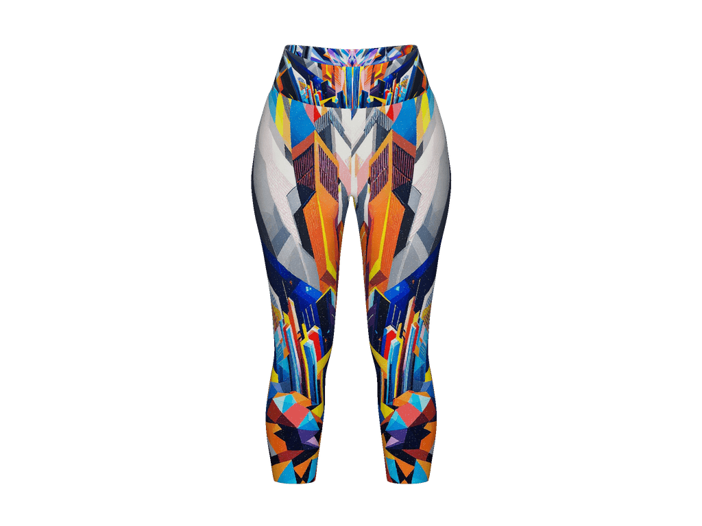 All-Over Print Yoga Capri Leggings