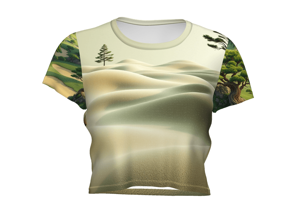 All-Over Print Crop Tee