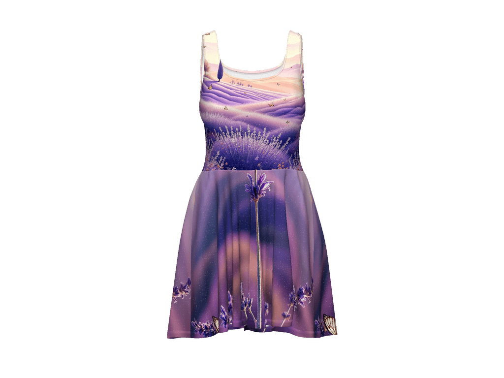 All-Over Print Skater Dress