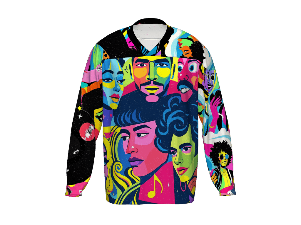 All-Over Print Recycled Hockey Fan Jersey