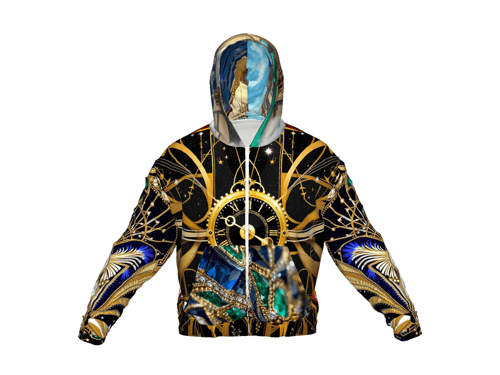 All-Over Print Recycled Unisex Zip Hoodie