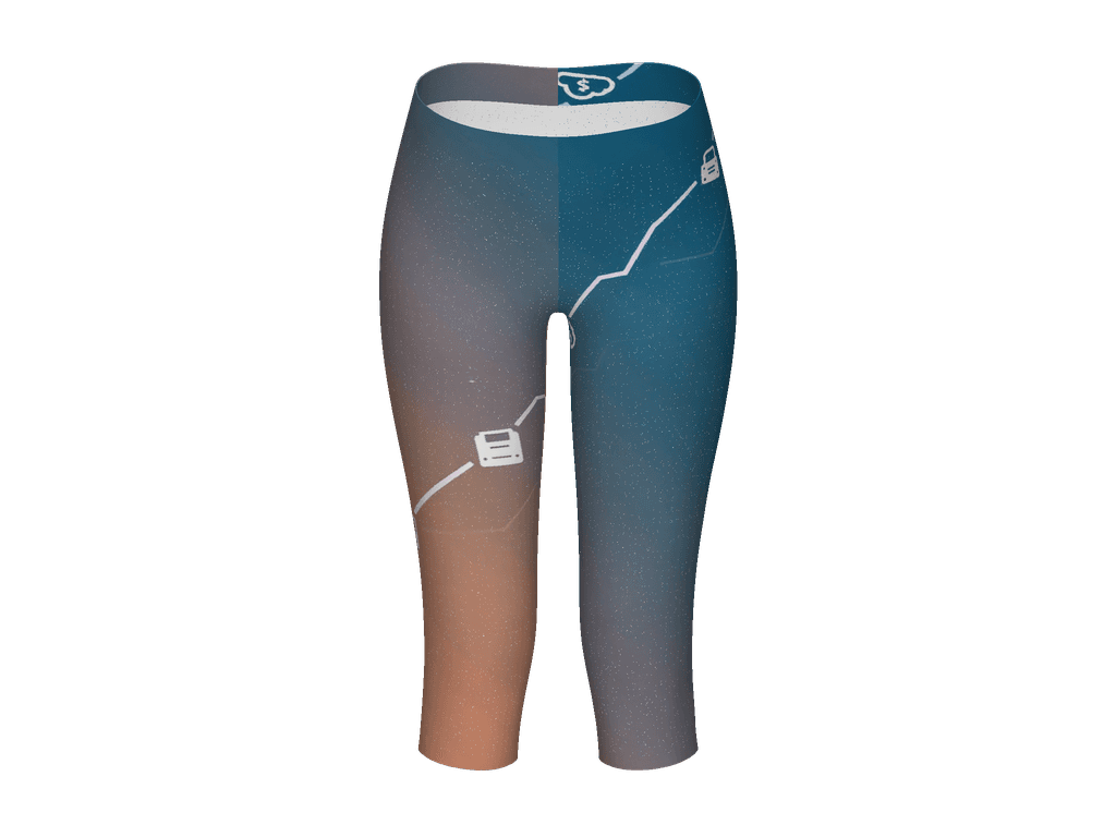 All-Over Print Capri Leggings