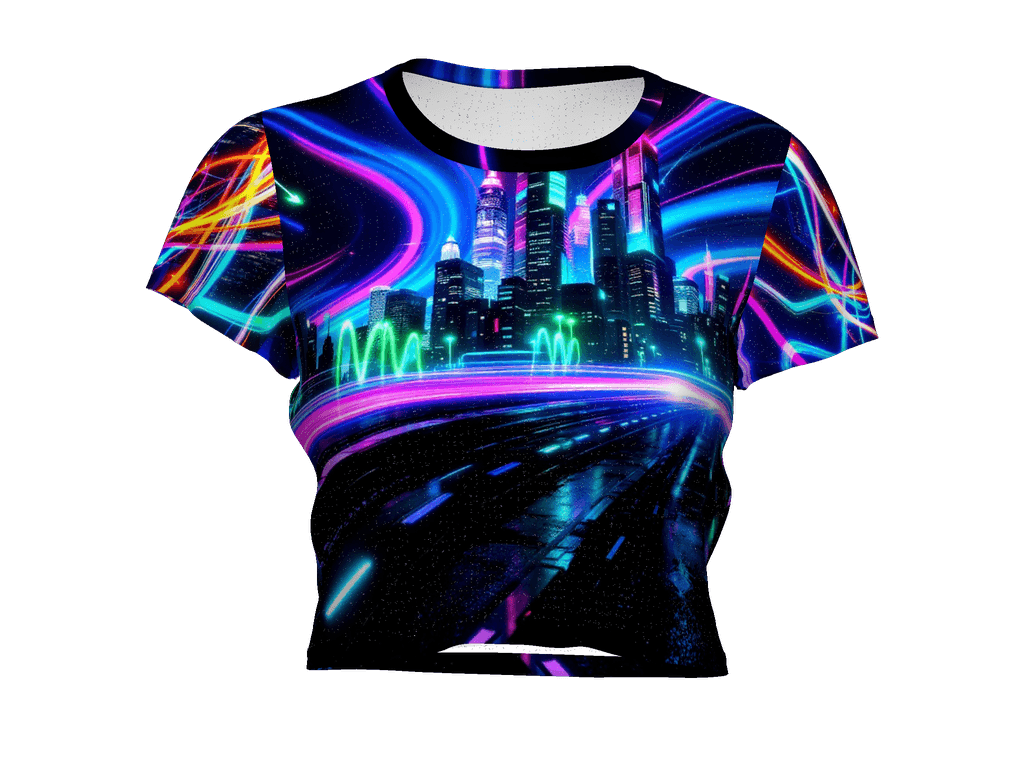 All-Over Print Crop Tee