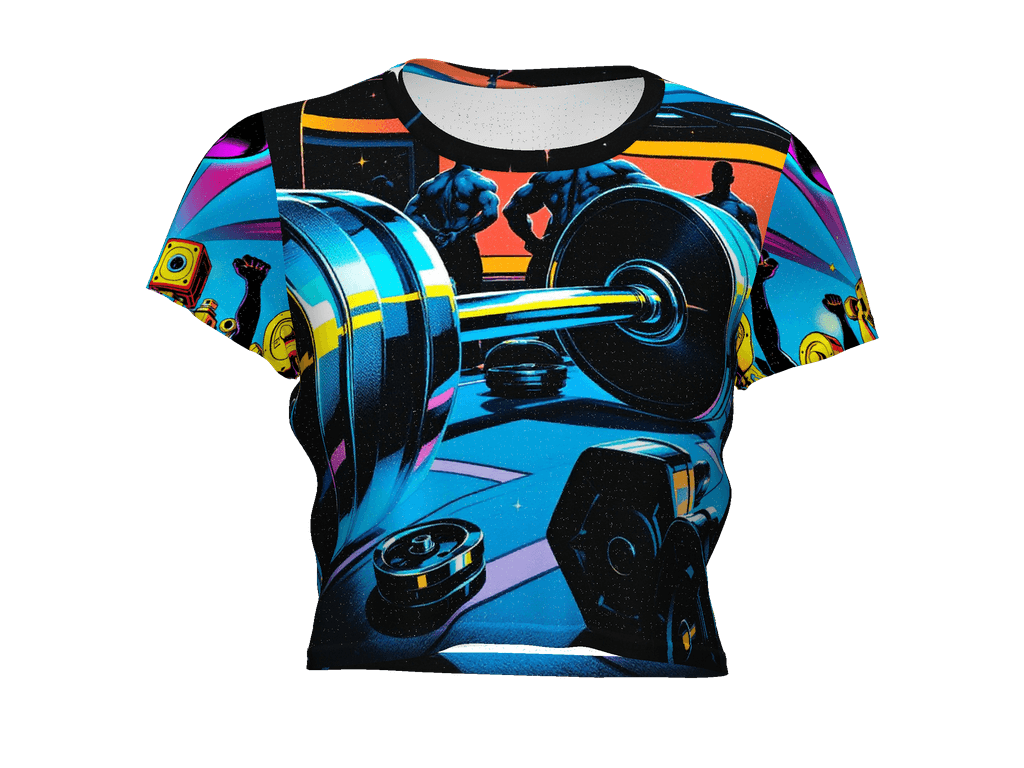 All-Over Print Crop Tee