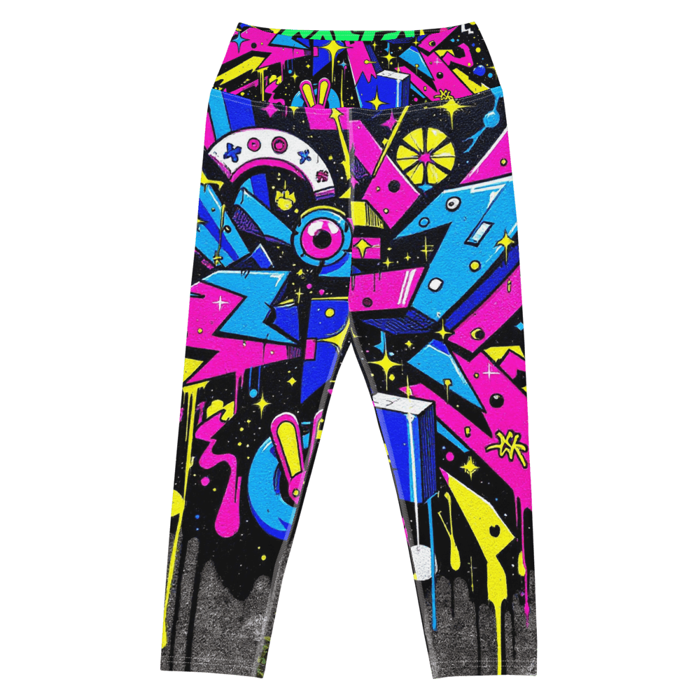 All-Over Print Yoga Capri Leggings