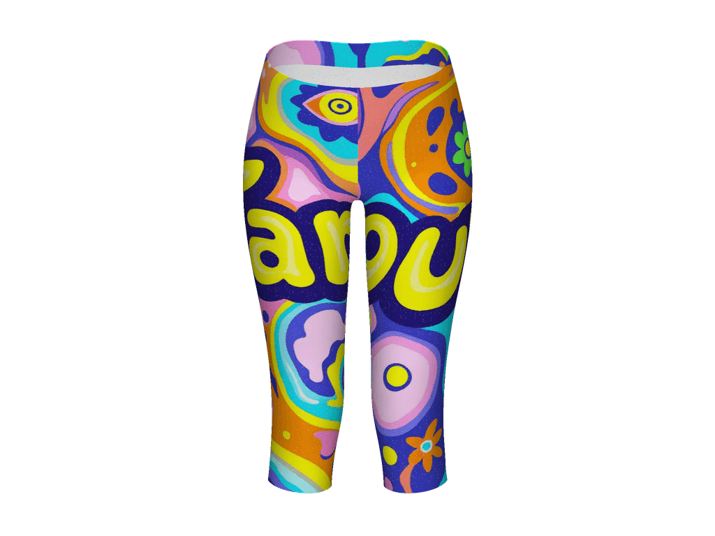 All-Over Print Capri Leggings