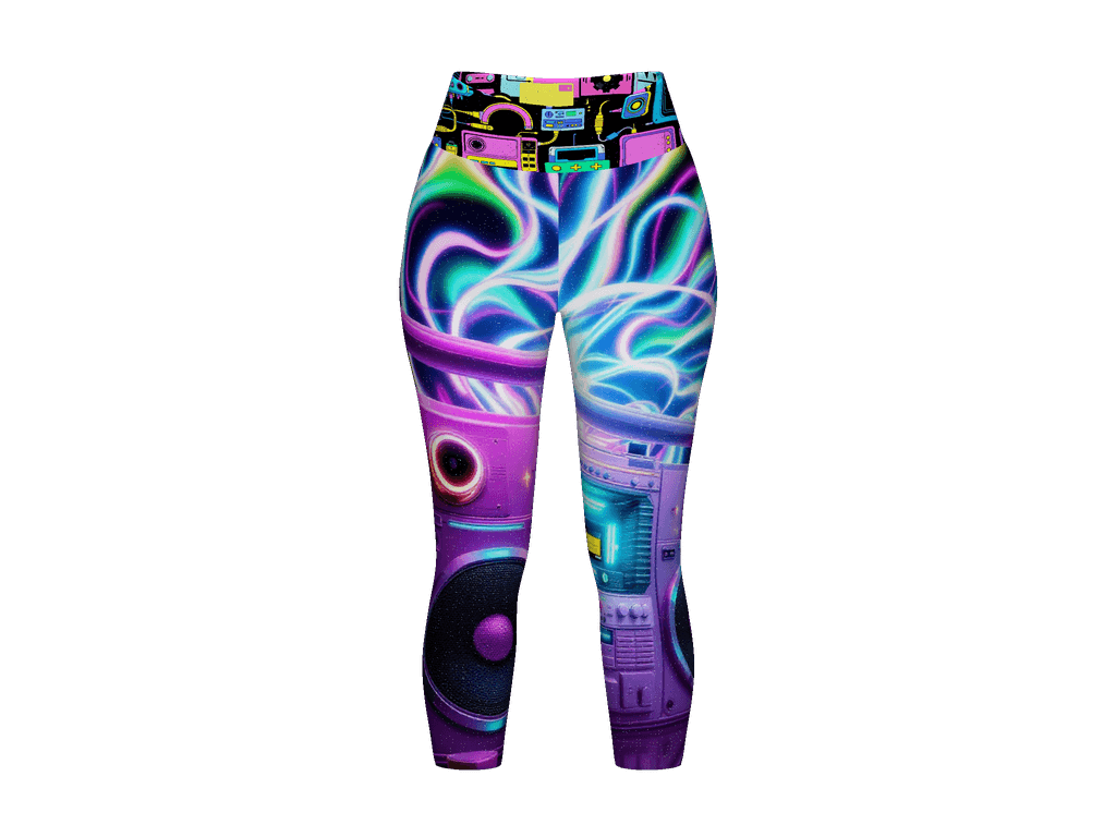All-Over Print Yoga Capri Leggings