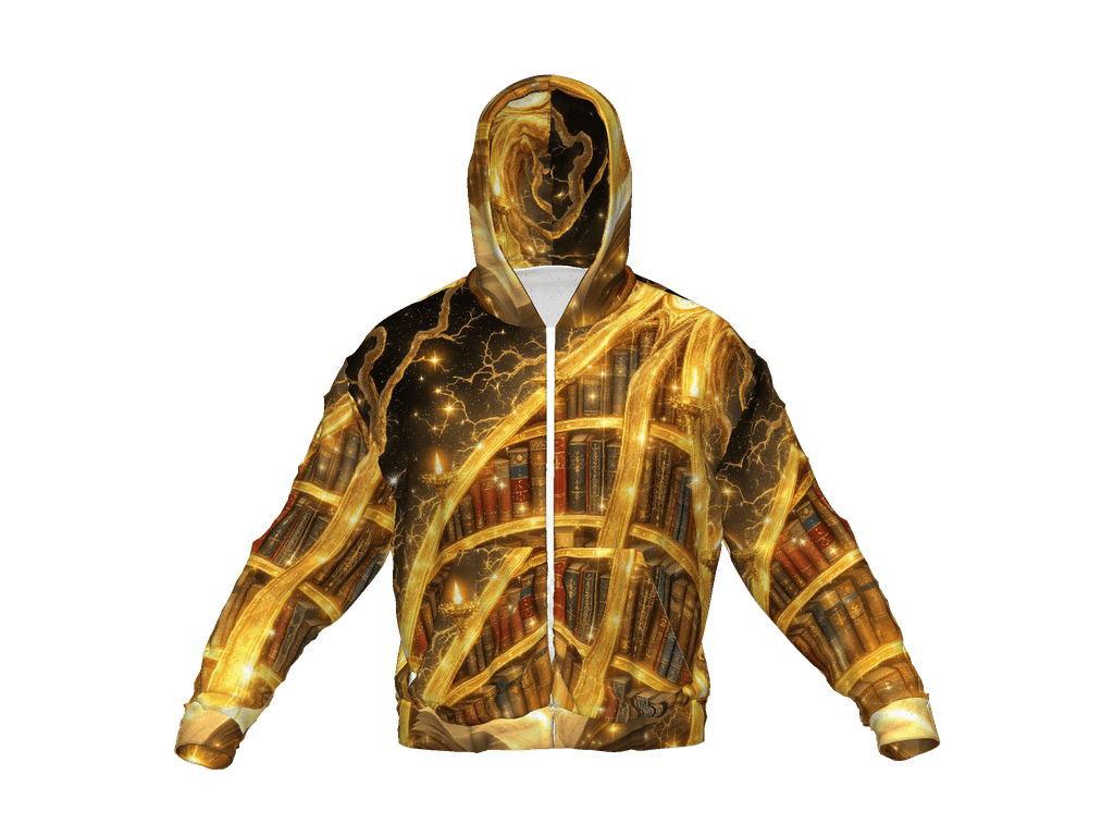 All-Over Print Recycled Unisex Zip Hoodie