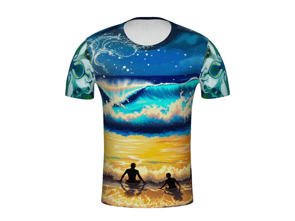 All-Over Print Men's Crew Neck T-Shirt