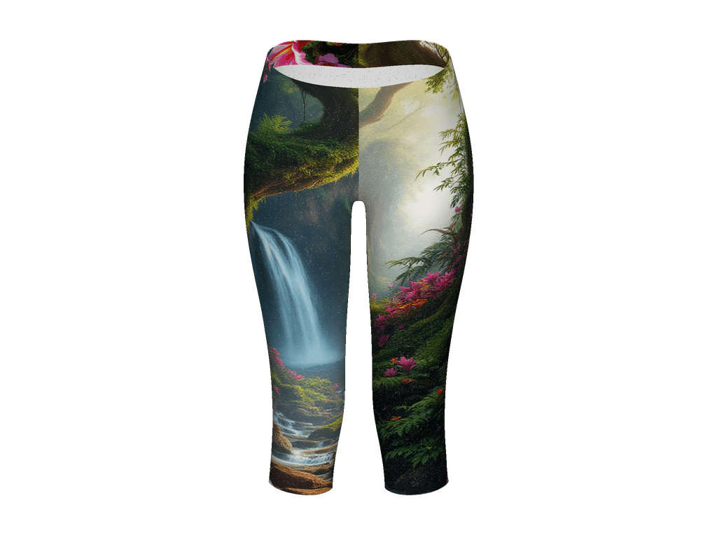 All-Over Print Capri Leggings