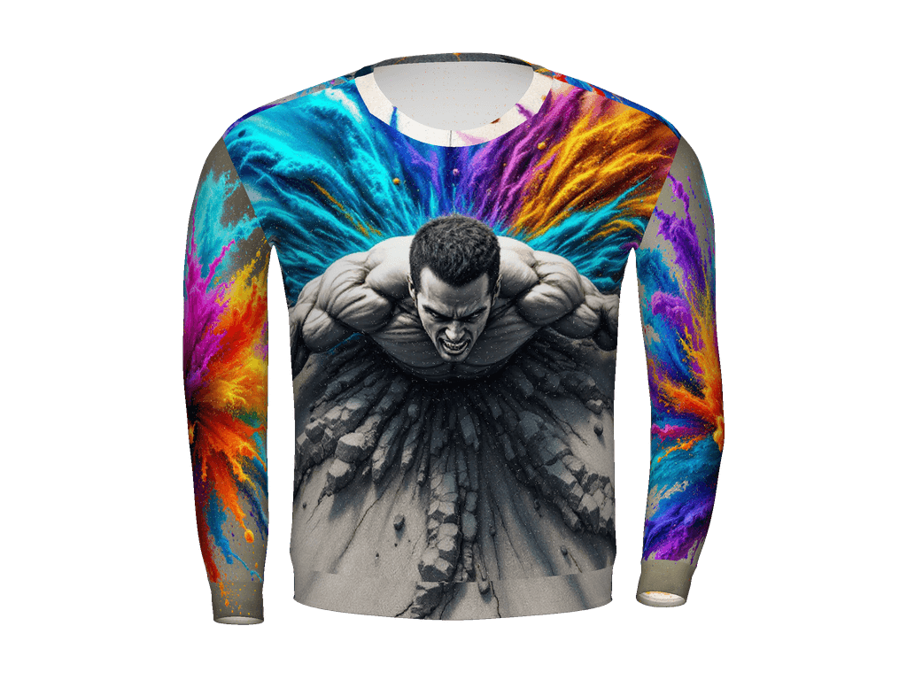 All-Over Print Recycled Unisex Sweatshirt