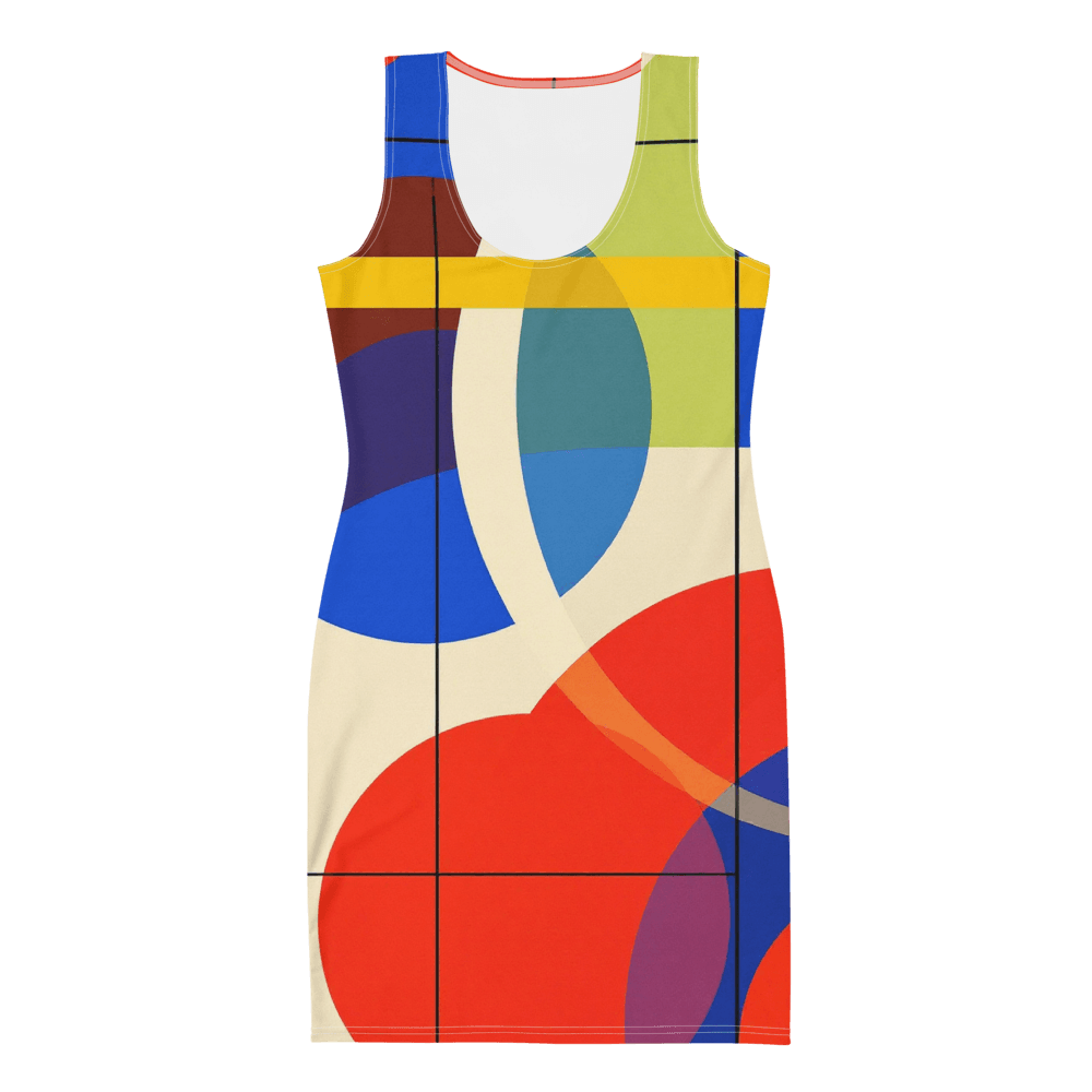 All-Over Print Bodycon Dress