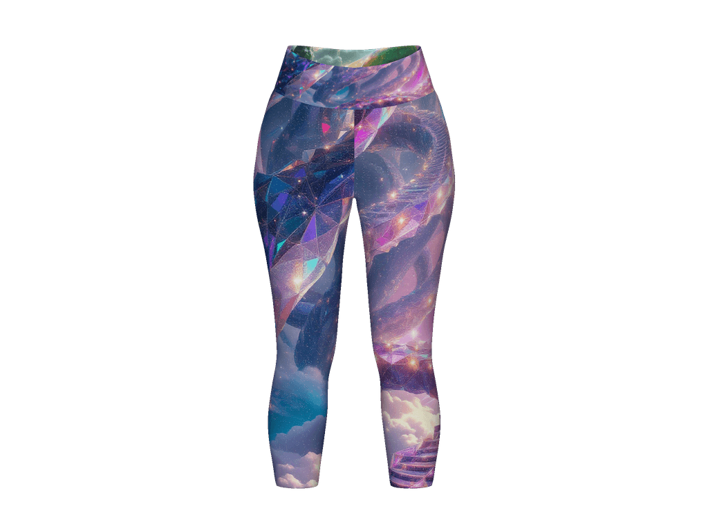 All-Over Print Yoga Capri Leggings