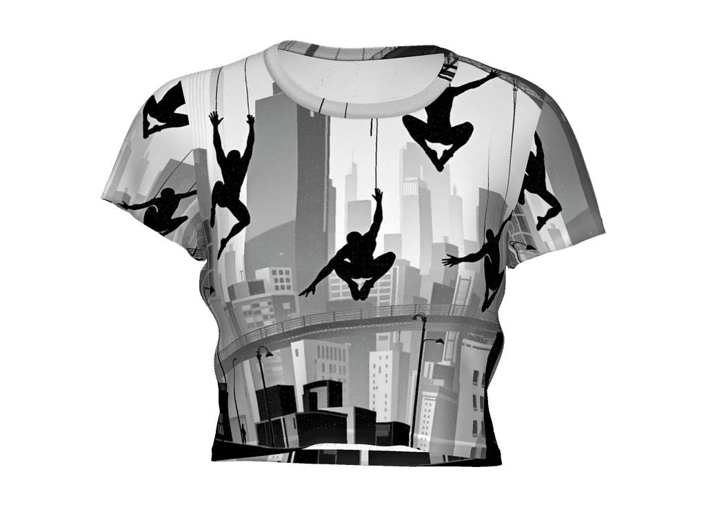 All-Over Print Crop Tee